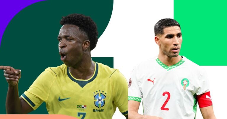 Brasil x Marrocos AO VIVO: Siga o jogo da Copa do Mundo em tempo real