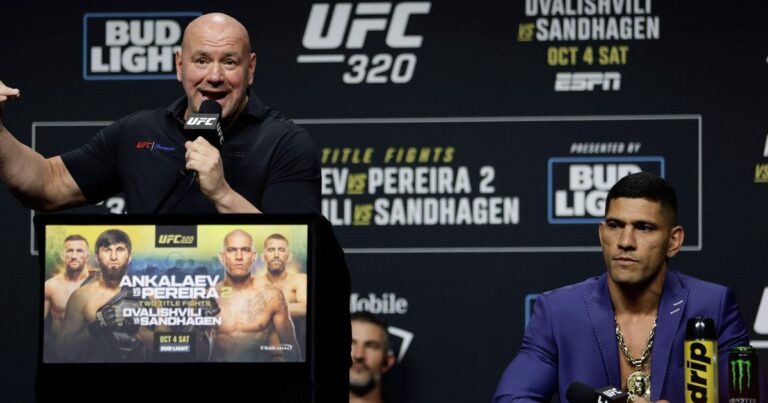 Dana White revela luta original de Poatan no UFC Casa Branca