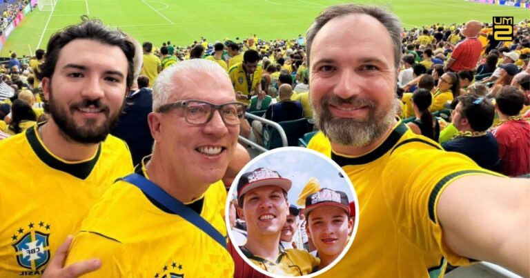 Fanáticos por Copa do Mundo, pai e filho paranaenses que viram o tetra voltam pelo hexa da seleção