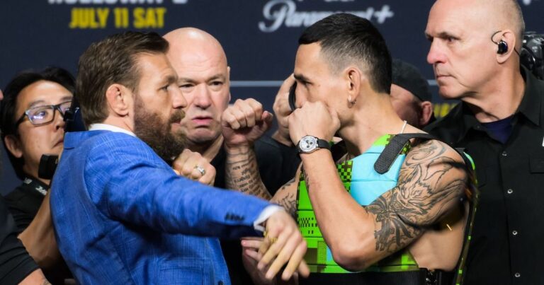 Siga os resultados ao vivo de Conor McGregor x Max Holloway