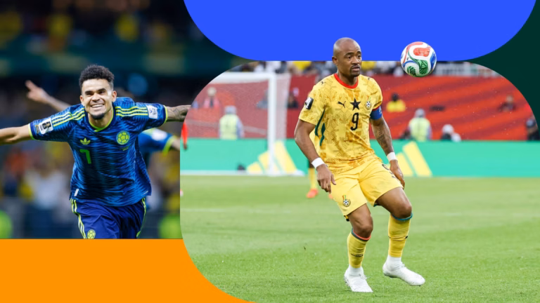 Col&ocirc;mbia x Gana: As prov&aacute;veis escala&ccedil;&otilde;es da fase 1/16 avos de final da Copa do Mundo