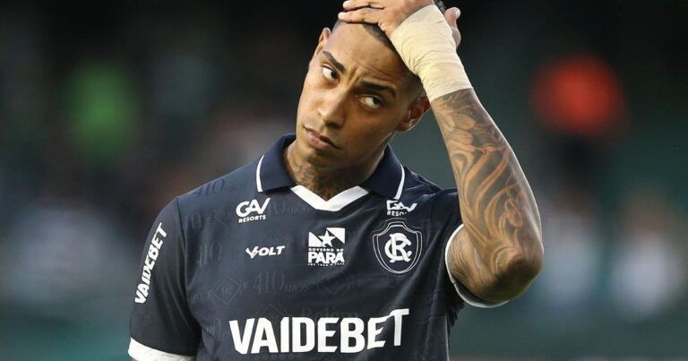 Ex-Coritiba, Alef Manga é afastado pelo Remo e chega ao terceiro afastamento em sequência