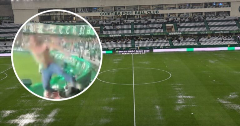 Torcedor que caiu no Atletiba sofreu fraturas e segue internado; Demafe detalha caso